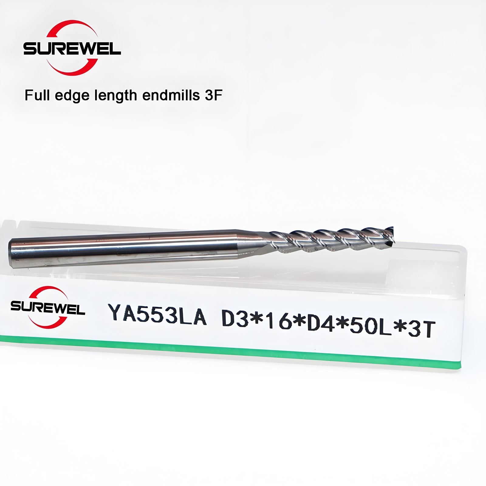Carbide Long Neck Flute Deep Min End mills 1mm to 4mm CNC Tools Milling Cutter