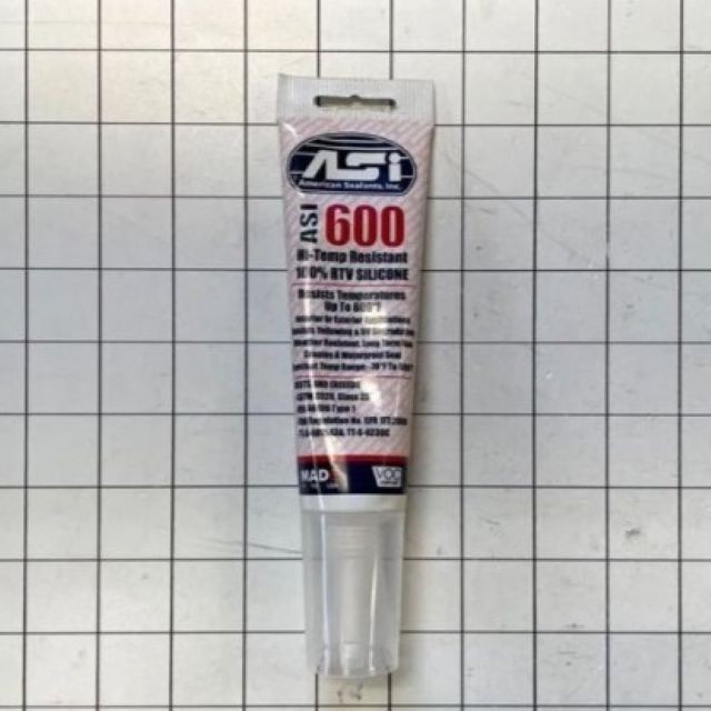 ASI600 RTV High Temperature Red Silicone – 2.8 oz