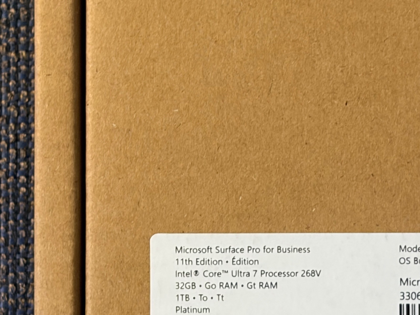 Lot of 2 Microsoft Surface Pro 11 13″ OLED Intel Ultra 7 268V 32GB RAM 1TB SSD
