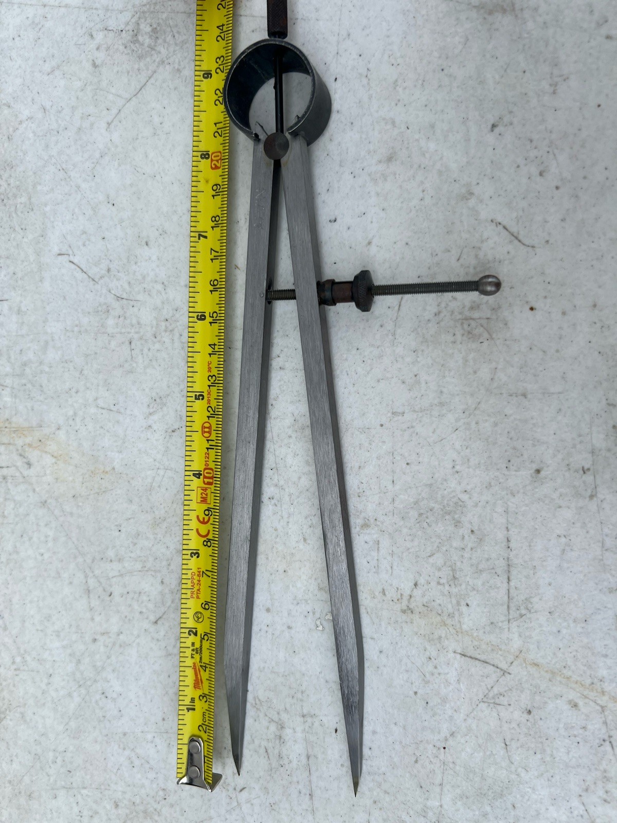 vintage ALVIN Germany Drafting Machinist 8″ Spring Calipers Dividers Carpenter