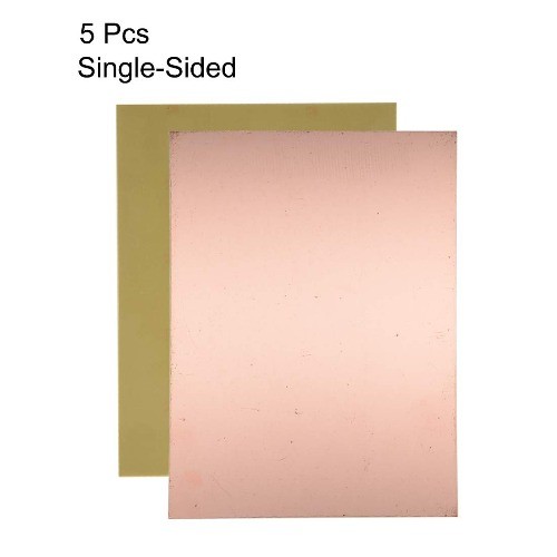 Single-Sided Copper Clad Laminate PCB FR4 200x150mm 7.87×5. Number of Items: 5
