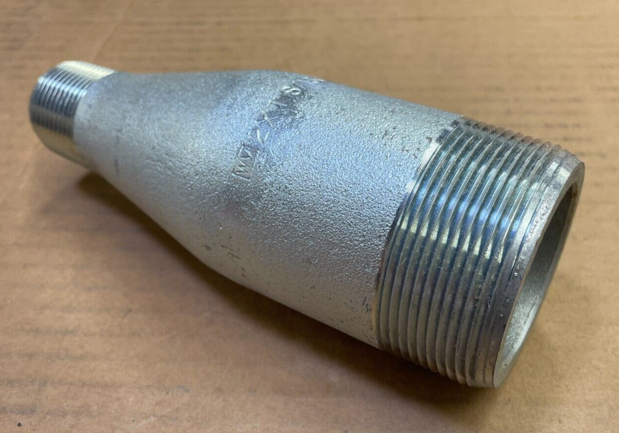 SWAGE NIPPLE 2″ x 1″ Schedule 160 Concentric Thread Both End A234 WPBN SP95 *USA