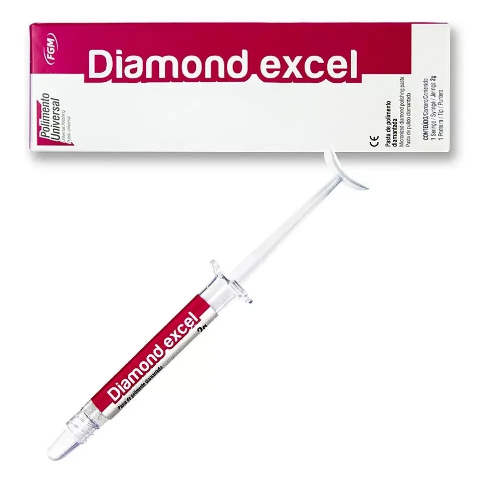 FGM Diamond Excel Diamond Based Dental Polishing Paste with Extra Fine Grit 4gm