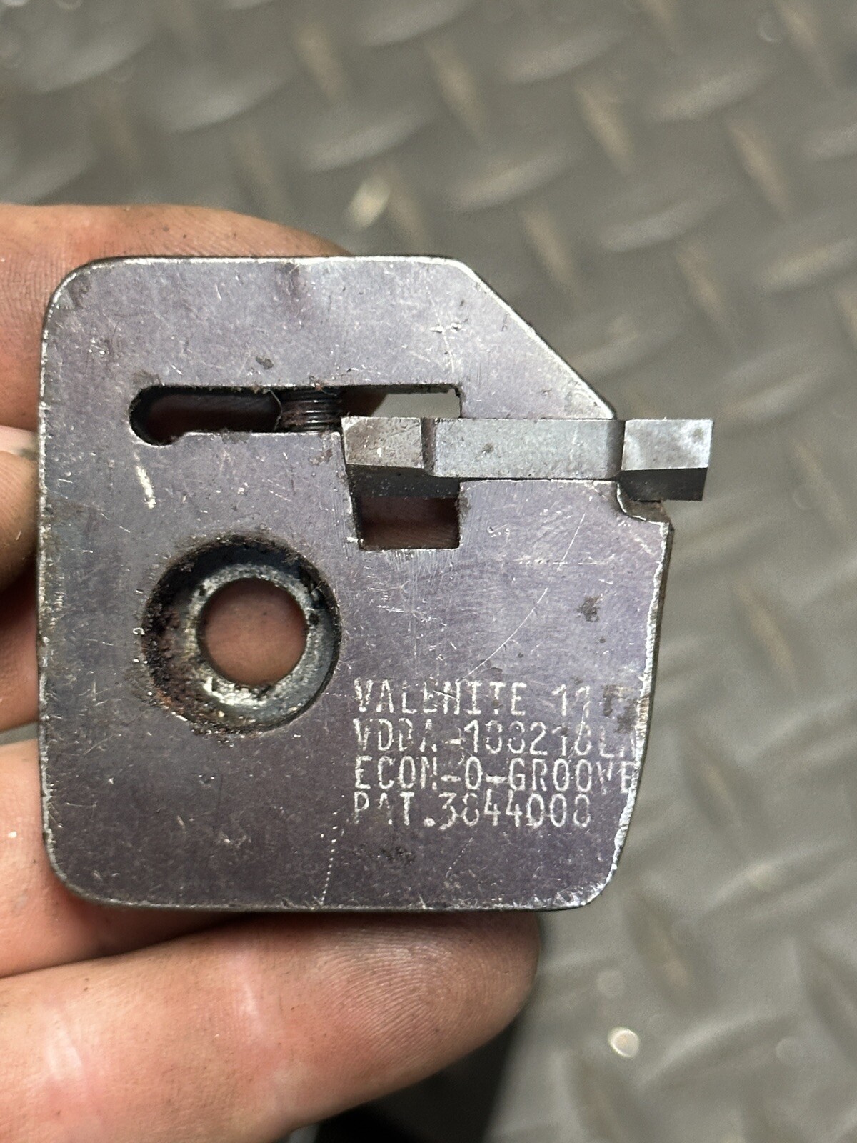VALENITE ECONOGROOVE VDBS-16 Grooving Cut-Off Trepanning Metal Lathe Tool Holder