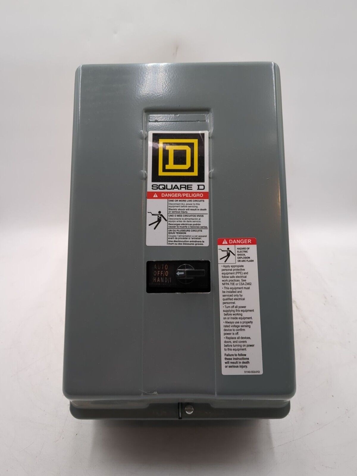 Square D 8903LG40V04C Lighting Contactor 4P 20A Coil 277V Electrically Held