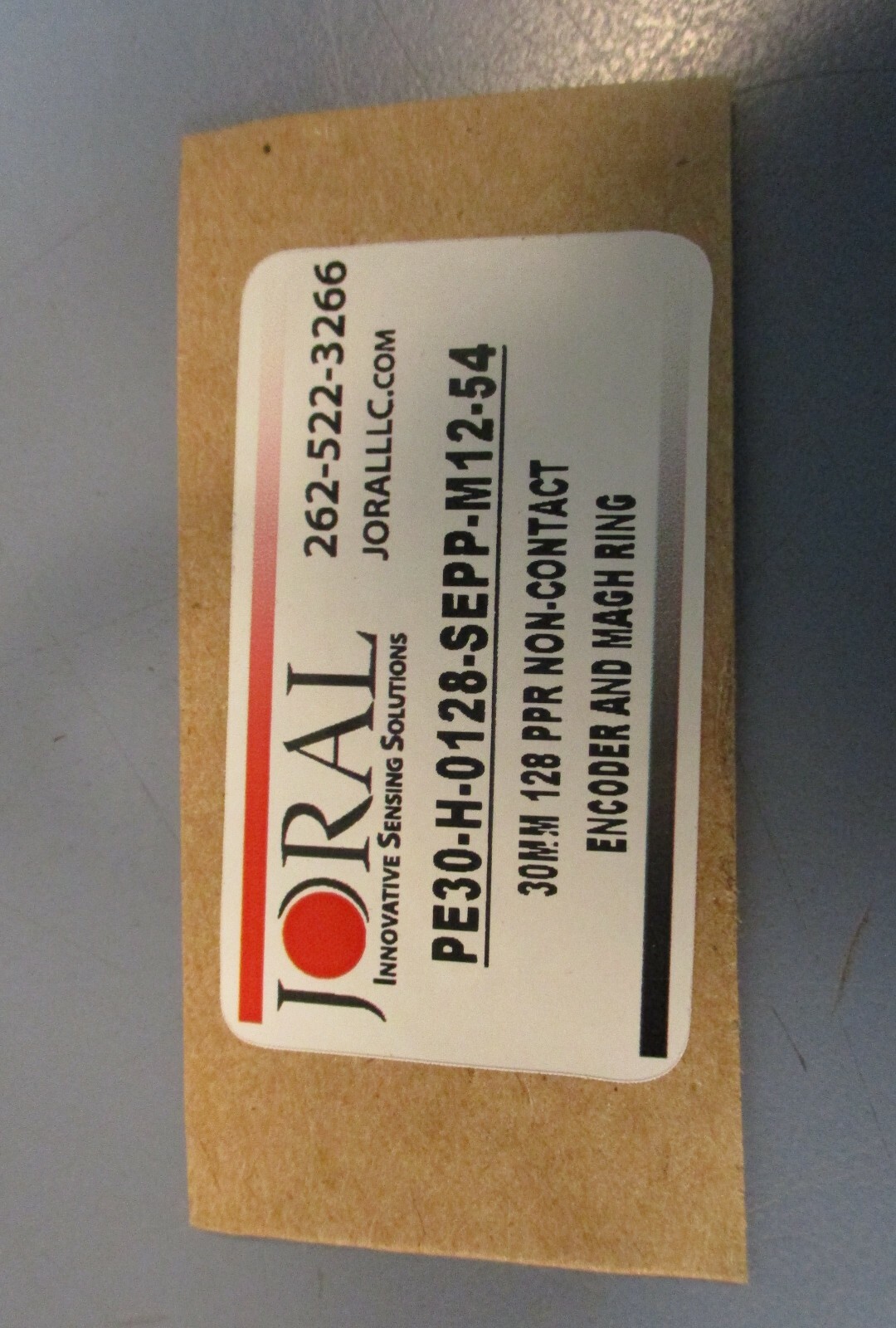 Joral PE30-H-0128-SEPP-M12-54 30mm 128 PPR Non-Contact Encoder and Magh Ring