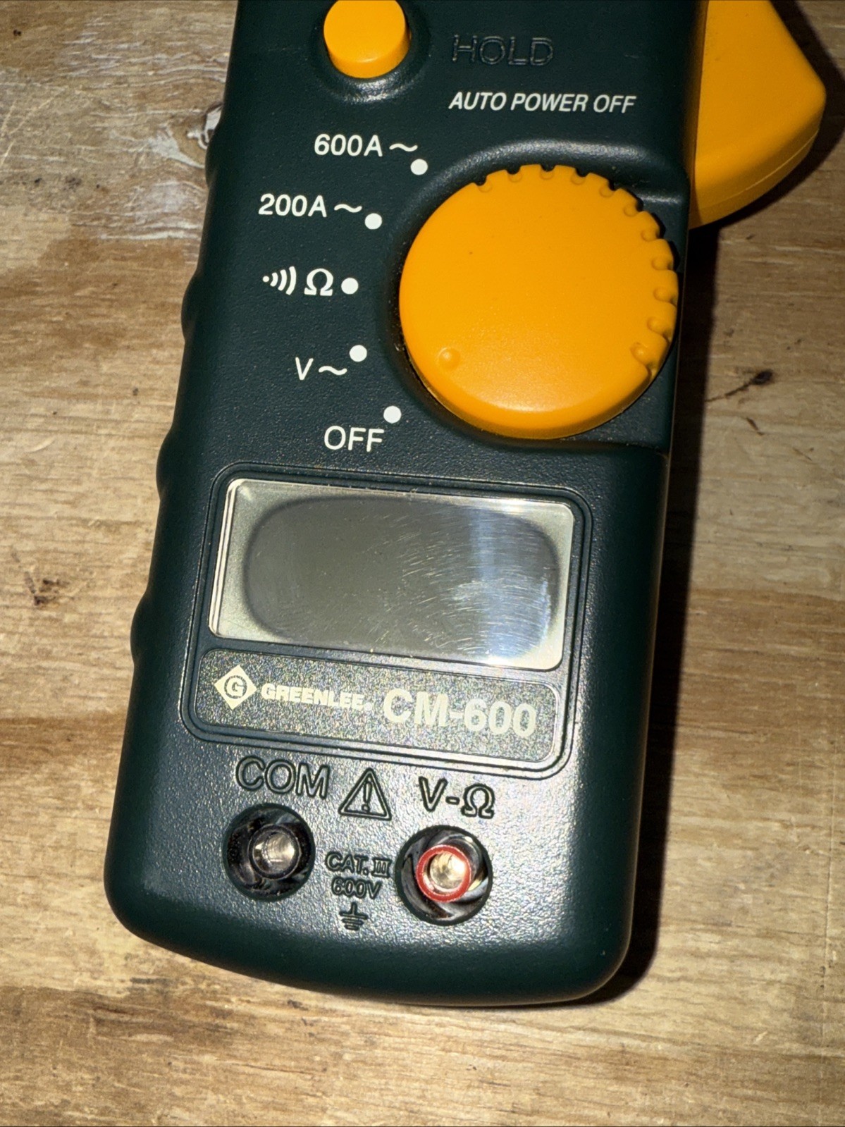 Greenlee CM-600, 600a, 600V, AC Clamp Meter – With Bag – NO LEADS