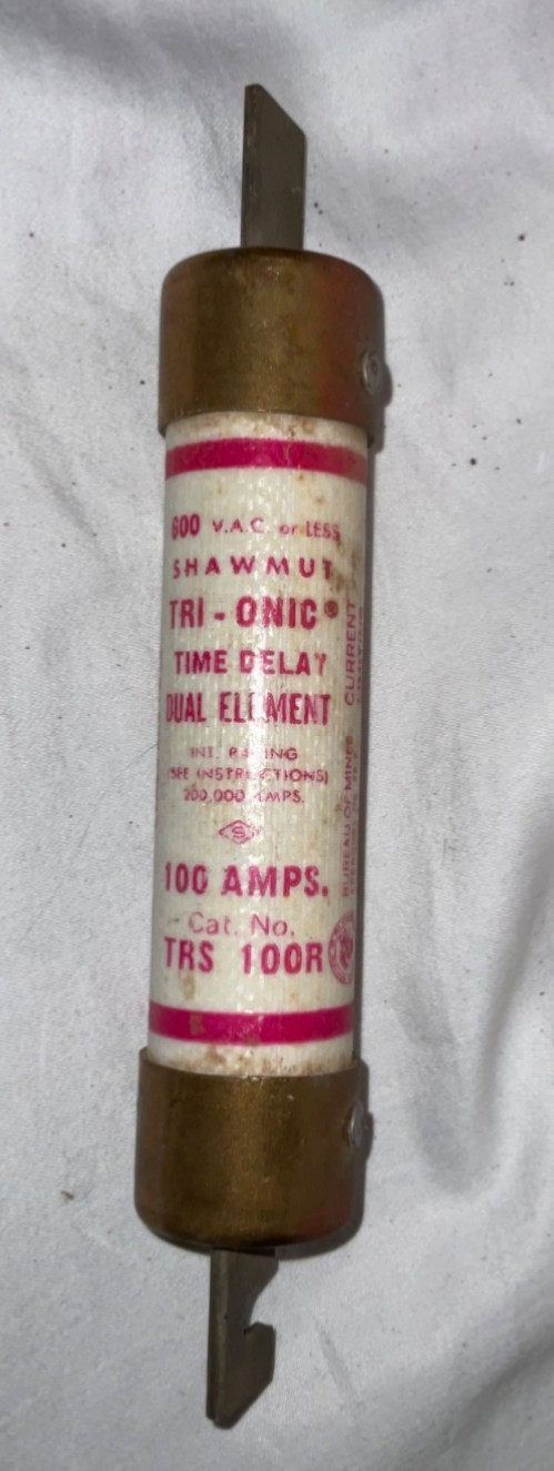 Ferraz Shawmut TRS100R Tri-Onic Dual-Element Time-Delay Class RK5 Fuse 100A
