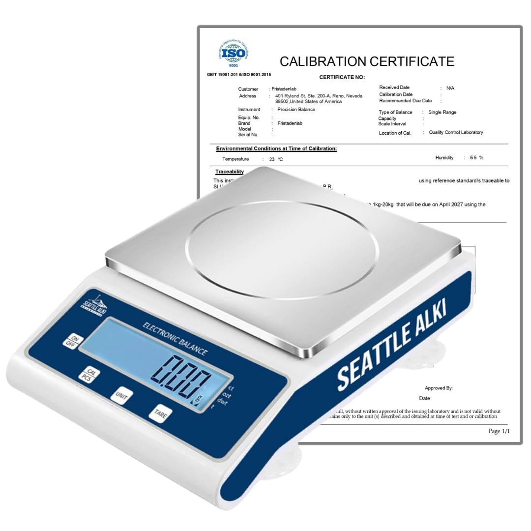 Seattle Alki Scientific Analytical Precision Scale 2000G X 0.01G, Grams, Pounds,