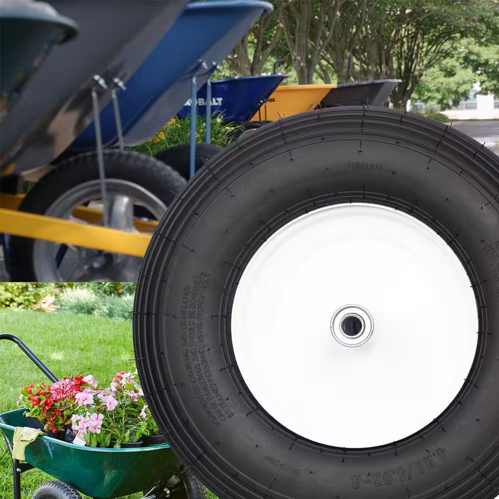 Rib 30 PSI 4.8 In. X 4-8 In. 4-Ply Tire and Wheel