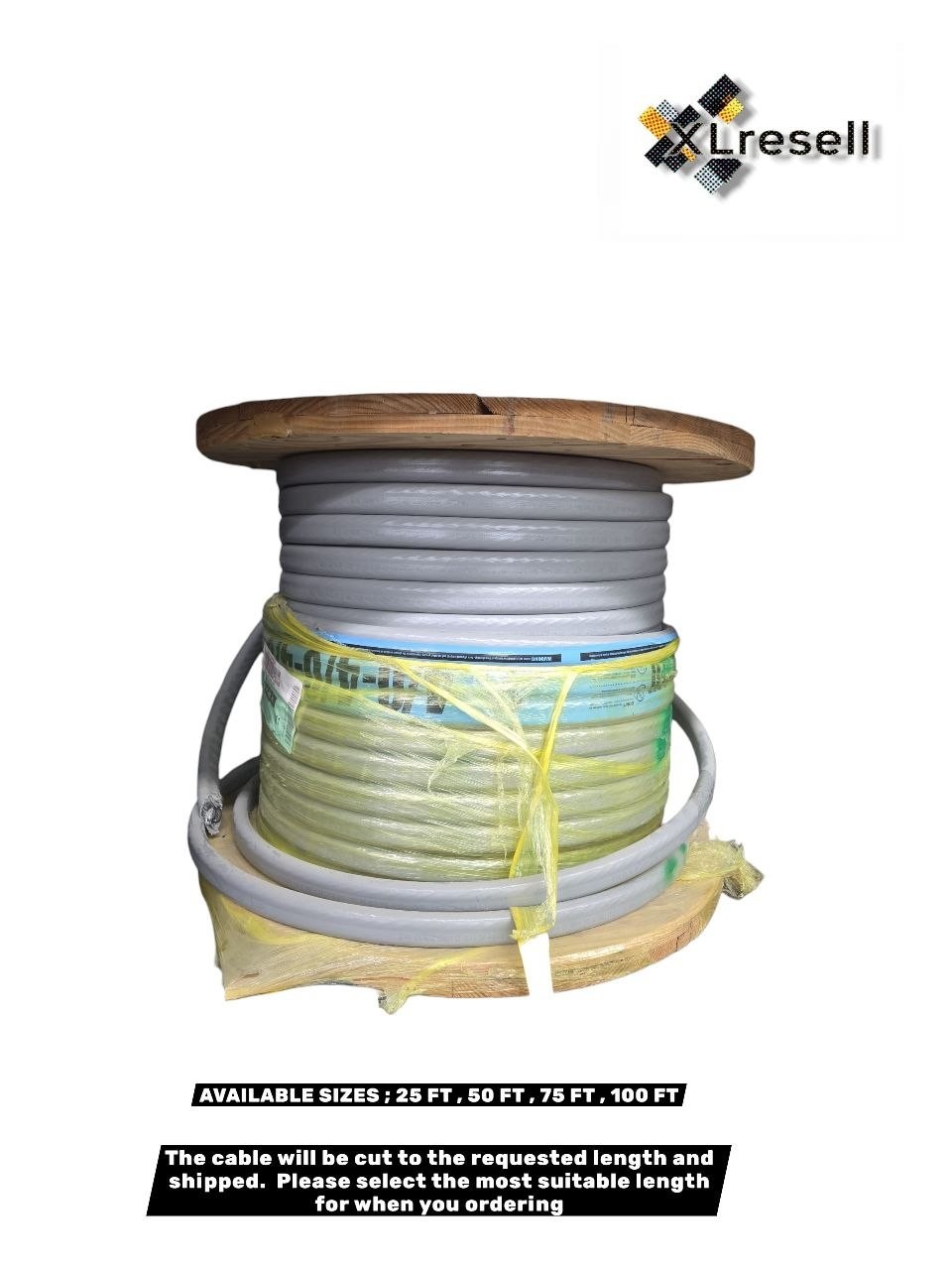 Southwire 4/0-4/0-4/0 Gray Stranded AL SEU Cable !!! SELECT LENGHT !!!