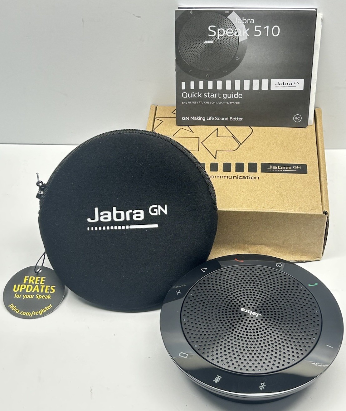 Jabra Speak 510 Audio Conferencing Speakerphone, Skype for Business, 7510-109-01