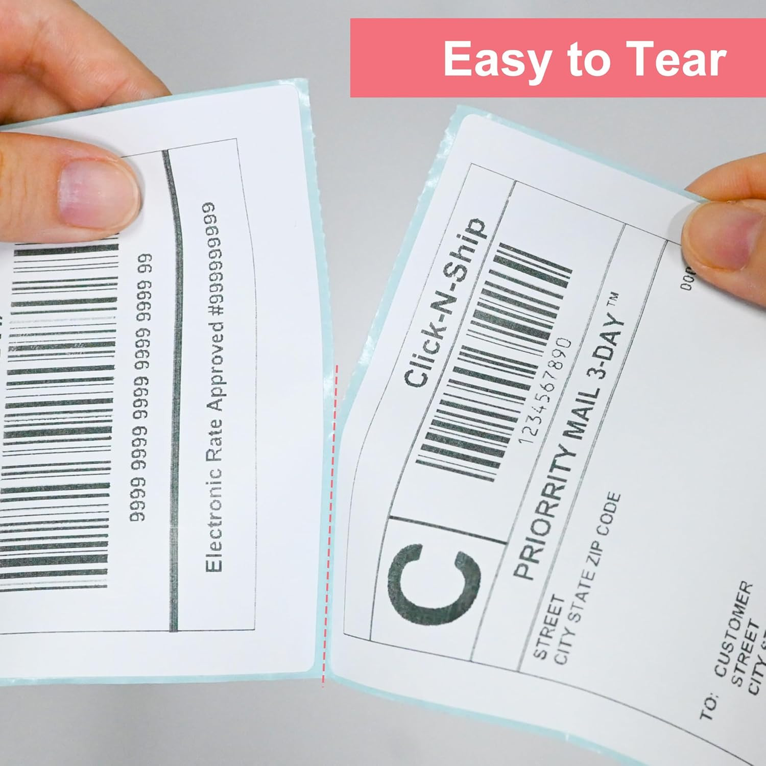 5000 Commercial Grade 4″x6″ Thermal Shipping Labels – 20 Rolls, 250 Labels/Roll