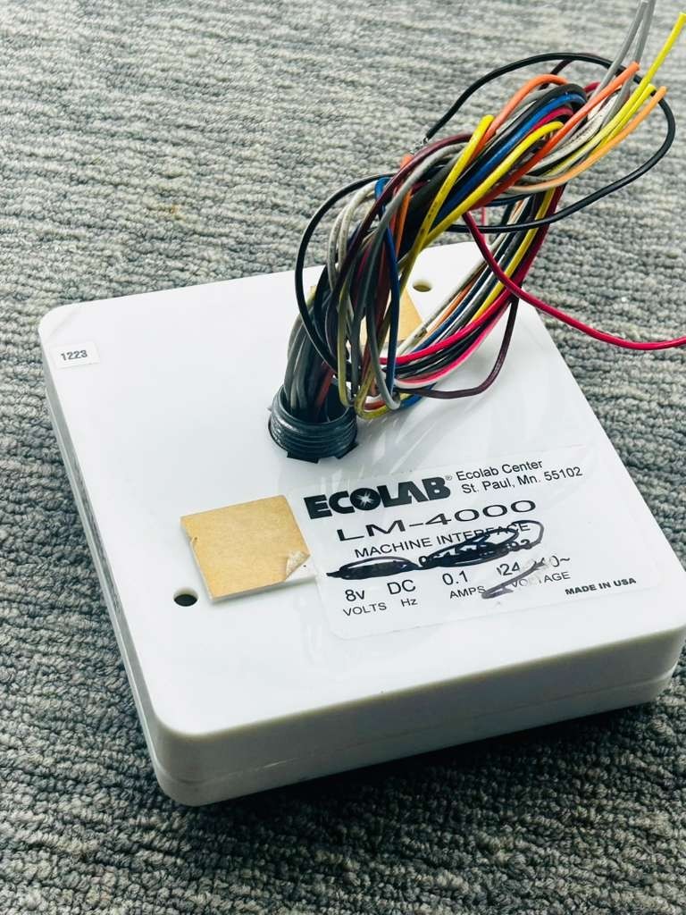 Ecolab LM-4000 Machine Interface Module Harness DB9 8V DC Laundry – 101034