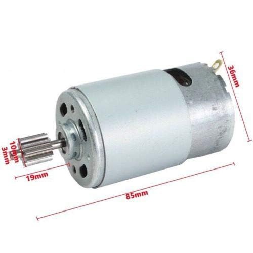 2 Pcs 550 35000RPM Electric Motor for 24 Volt Kids Ride On Car, RS550 24V Motor