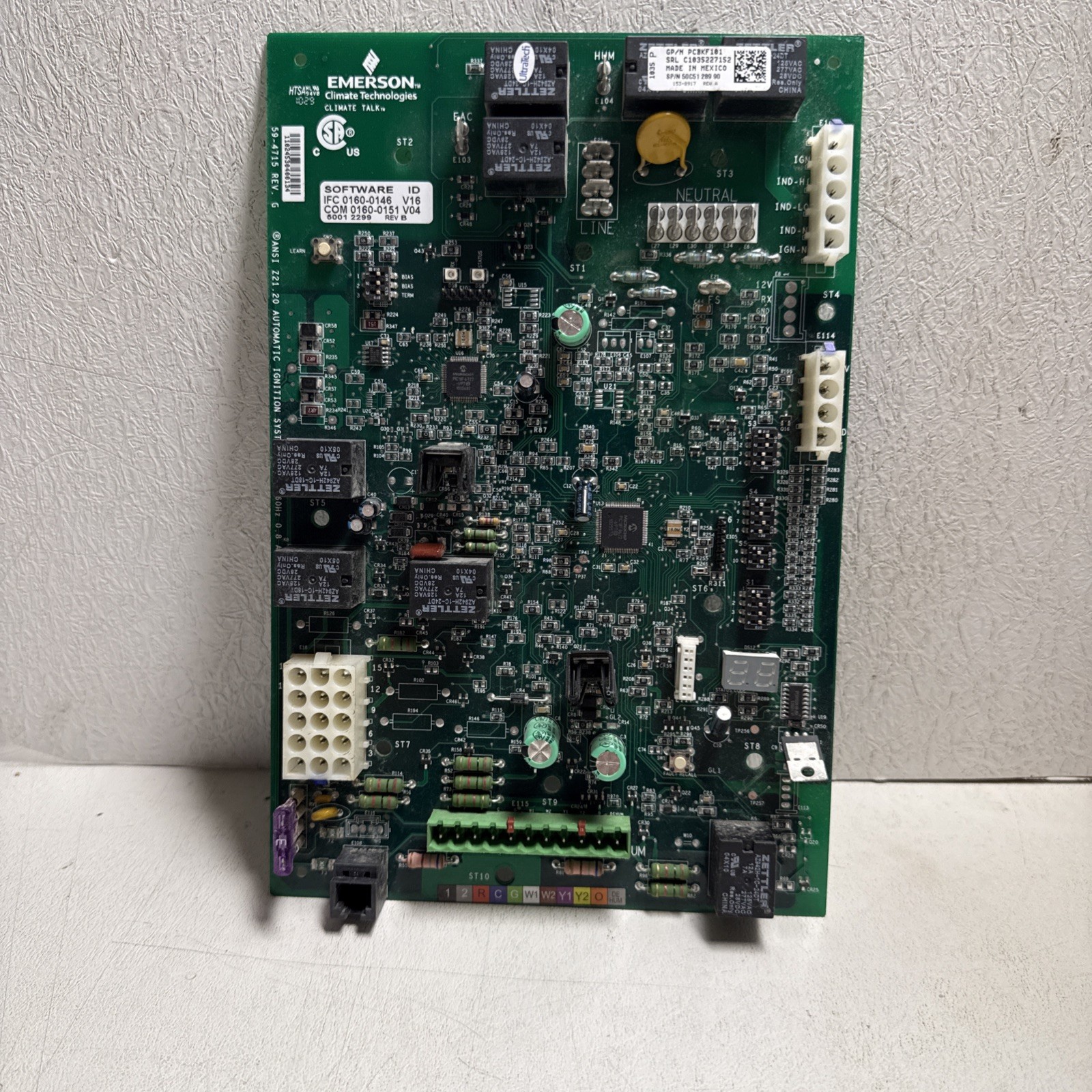 Goodman Amana White Rodgers PCBKF101 Furnace Control Circuit Board 50C51-289