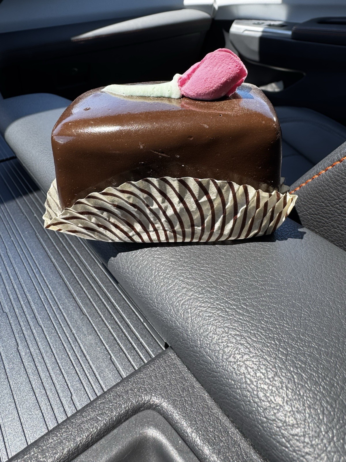 Vintage Handcrafted Papier Mache Faux Chocolate Petit Four Bakery Display Decor