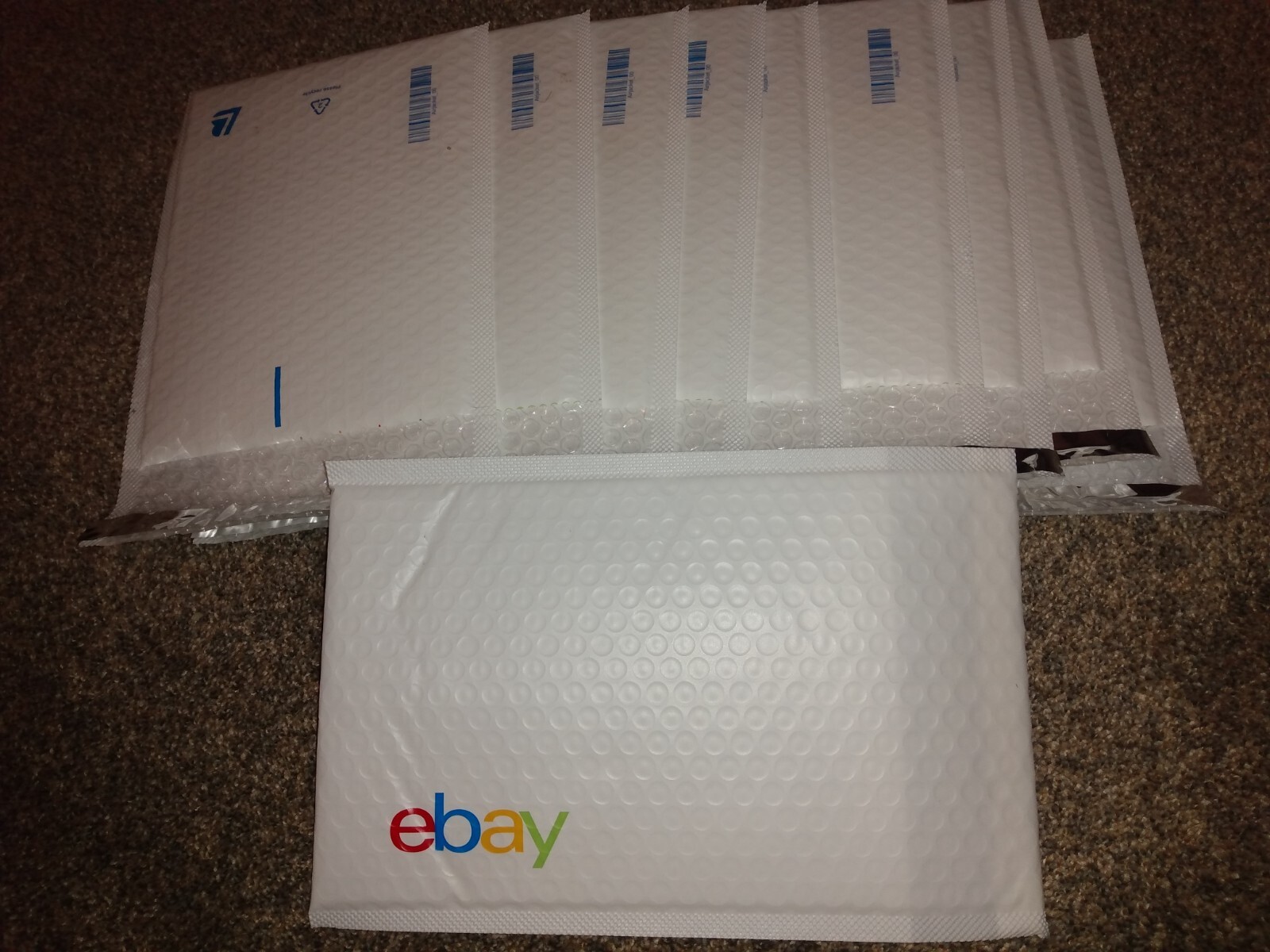 10 eBay Branded Shipping Supplies Padded Air Jacket Bubble Envelope 6.5″x9.25″