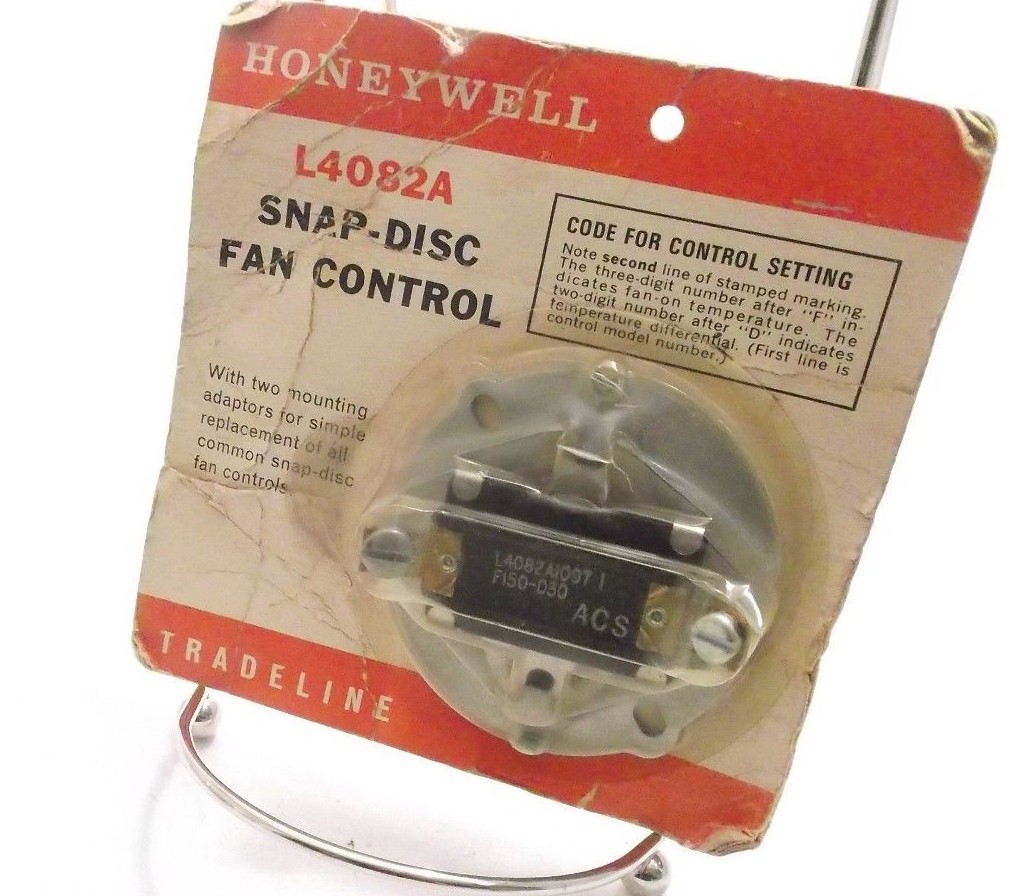HONEYWELL L4082A SNAP-DISC FAN CONTROL – Prepaid Shipping