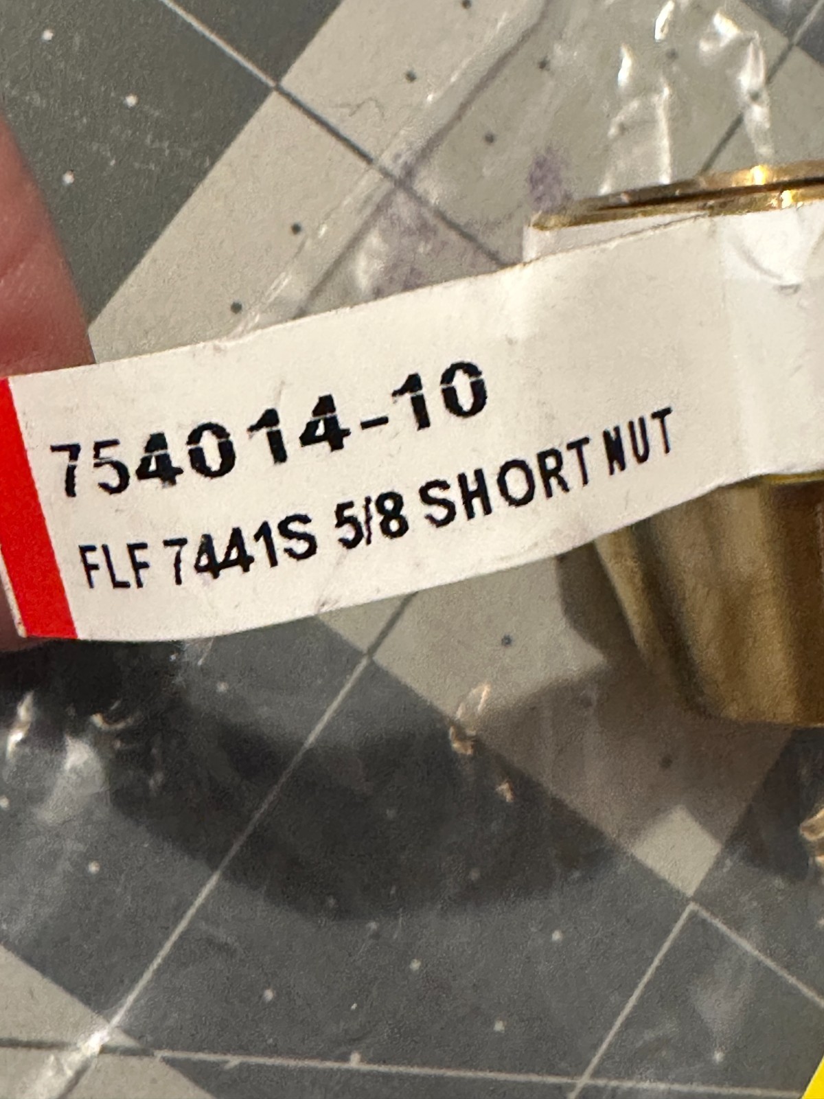 3-pack lot Anderson Metals 5/8″ Brass Short Nut 754014-10 45-degree Flare