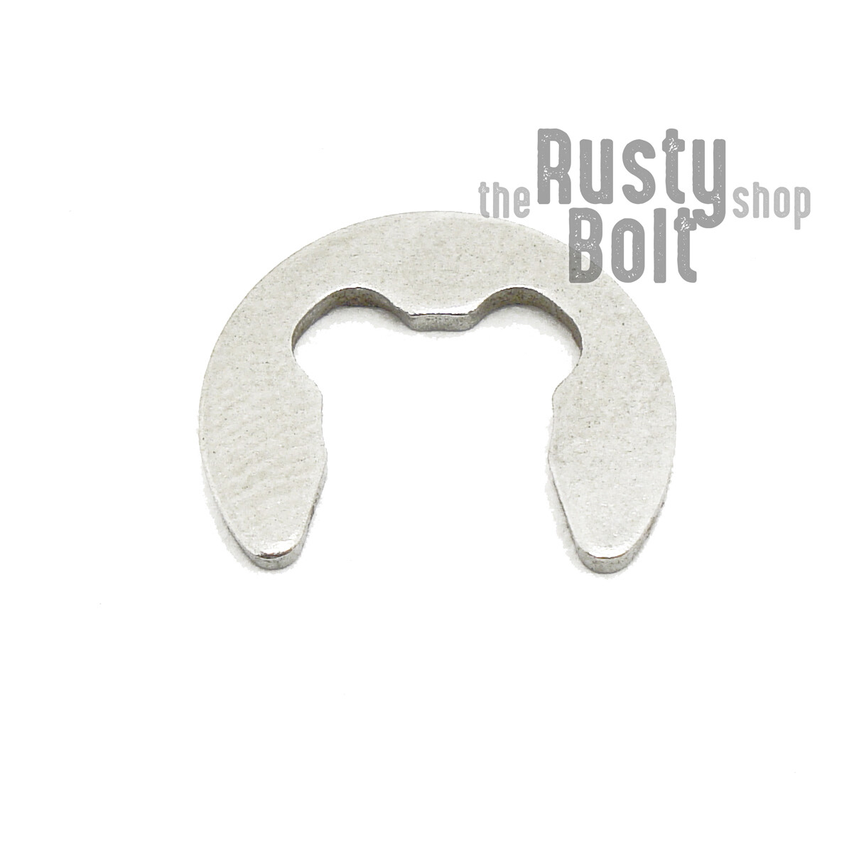 6mm E Clip, Stainless Steel, Circlip Side Mount, External Retaining Ring