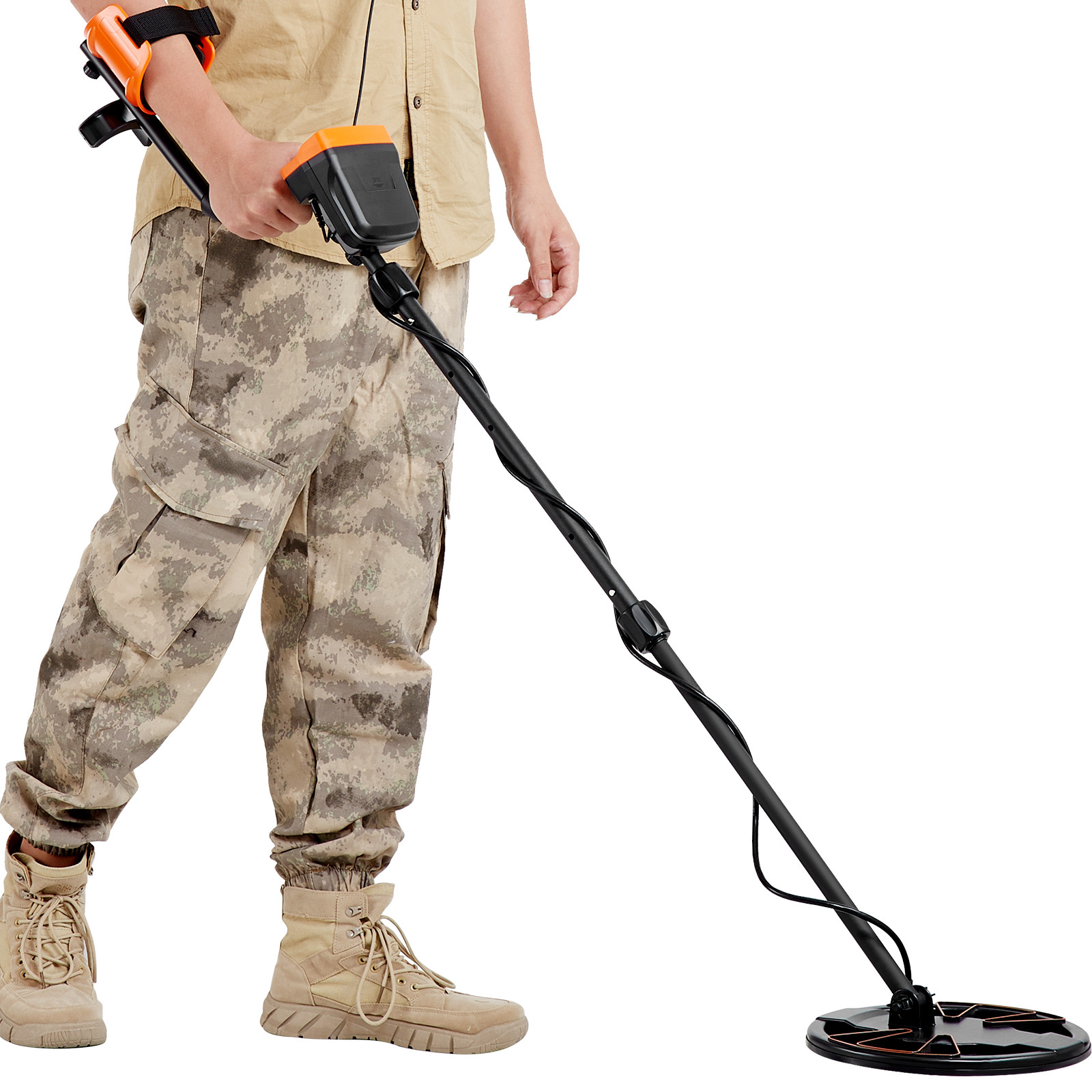 VEVOR Metal Detector for Adults Professional Gold Detector 10 in IP68 Waterproof