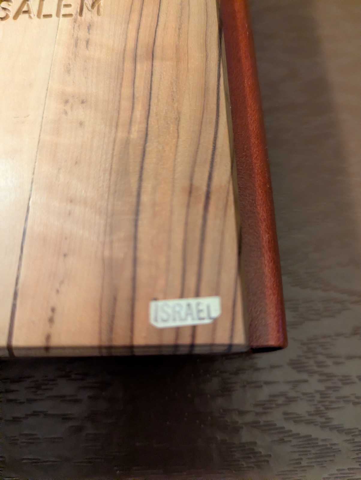 Bible Woodcover high end Israel priest estate
