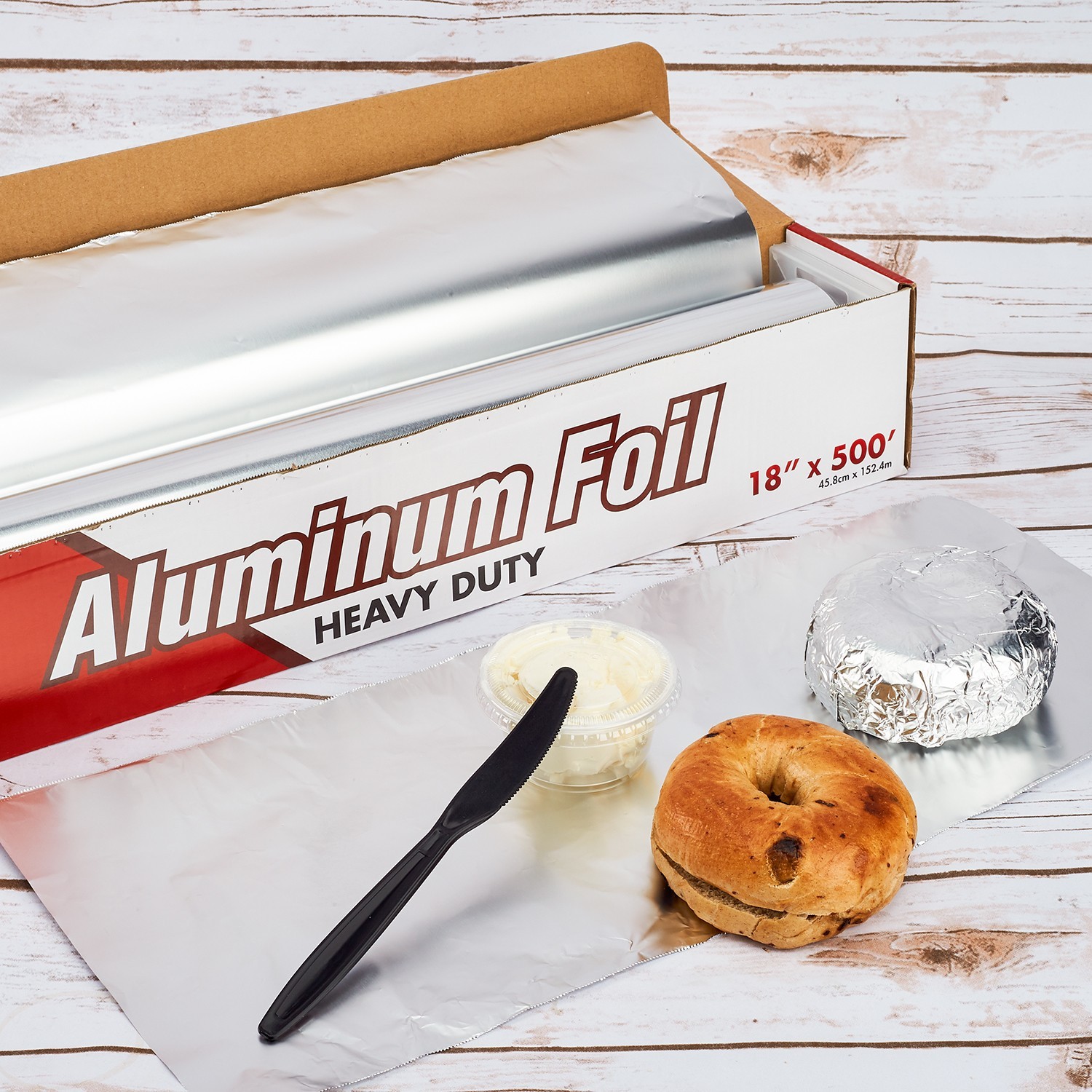 Karat 18” x 500′ Heavy Duty Aluminum Foil Roll – 1 Roll, FW-AFR206
