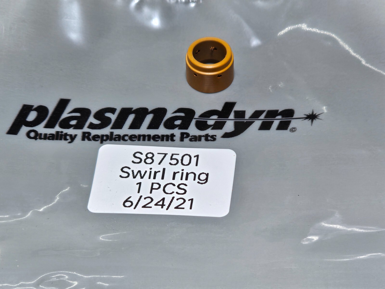 8-7501 Gas Distributor Swirl Ring Fits Thermal Dynamics PCH-60 Thru PCH-102