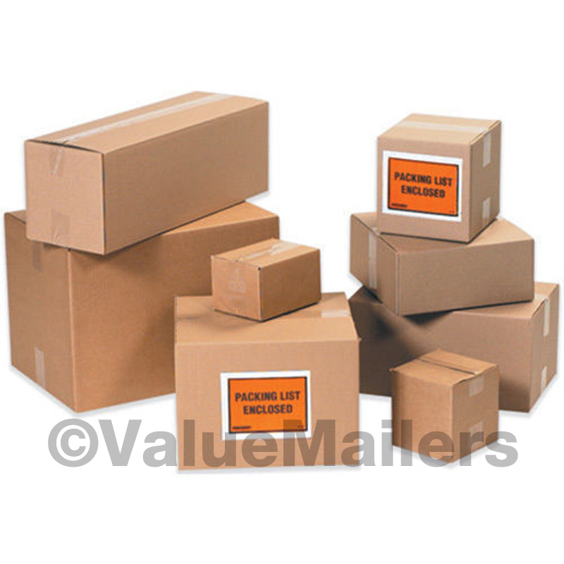 10x8x4 50 Shipping Packing Mailing Moving Boxes Corrugated Cartons