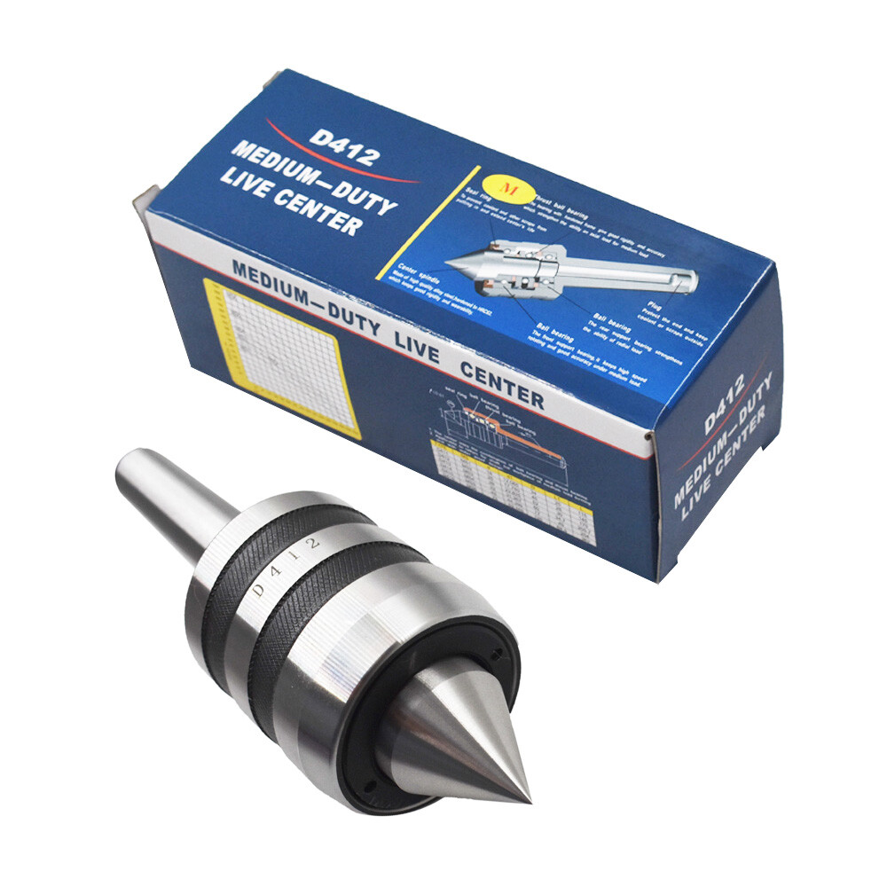 MT2 Live Center Morse Taper 2MT Triple Bearing Spindle Lathe Milling CNC Chuck