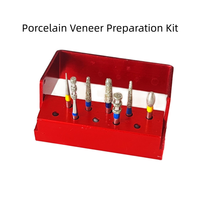 Dental Reserve Preparation Kit/Porcelain Veneer Preparation Bur Drill Diamond