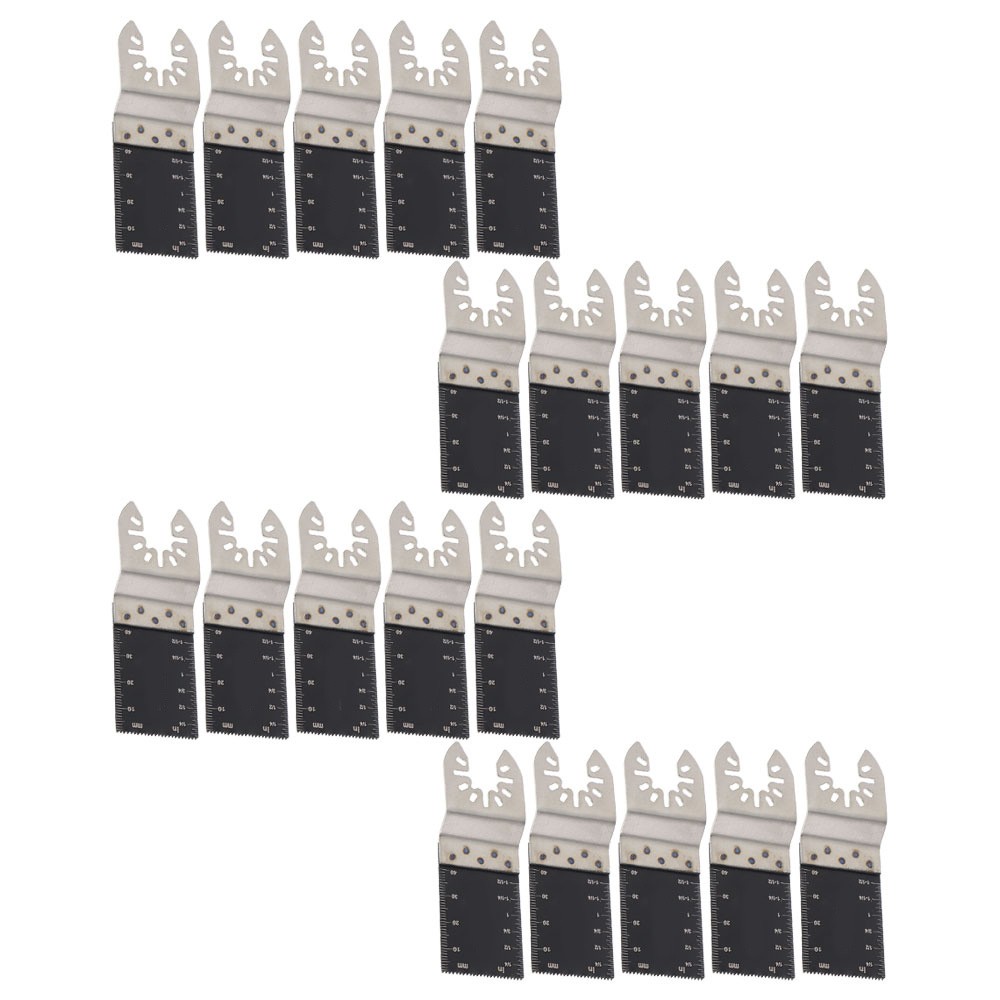 Bi-Metal Oscillating Tool Saw Blades 20 Pcs Multitool Quick Release Oscillating