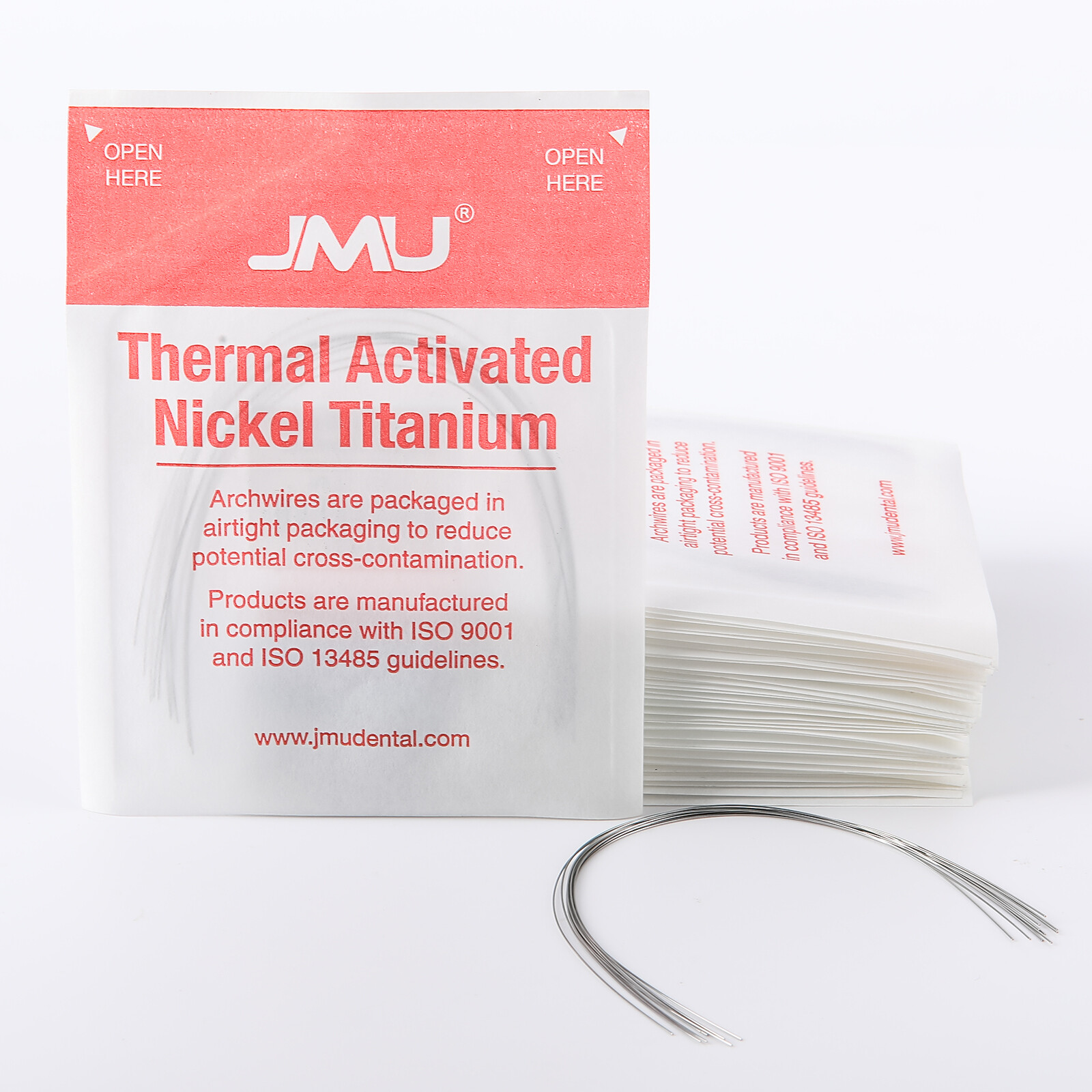 10PCS Ortho NiTi Archwires Nickel Thermal Activated Universal Titanium Expanded