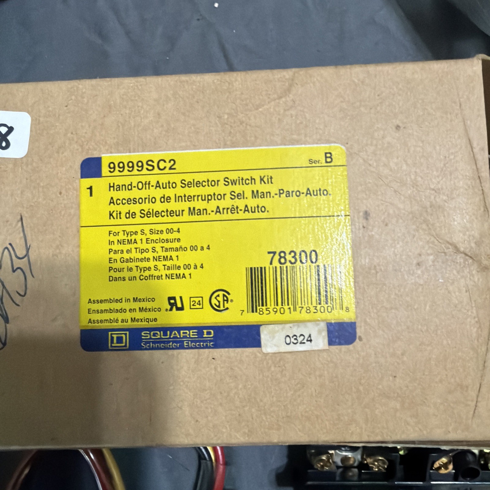 SQUARE D SELECTOR SWITCH 9999SC2 New