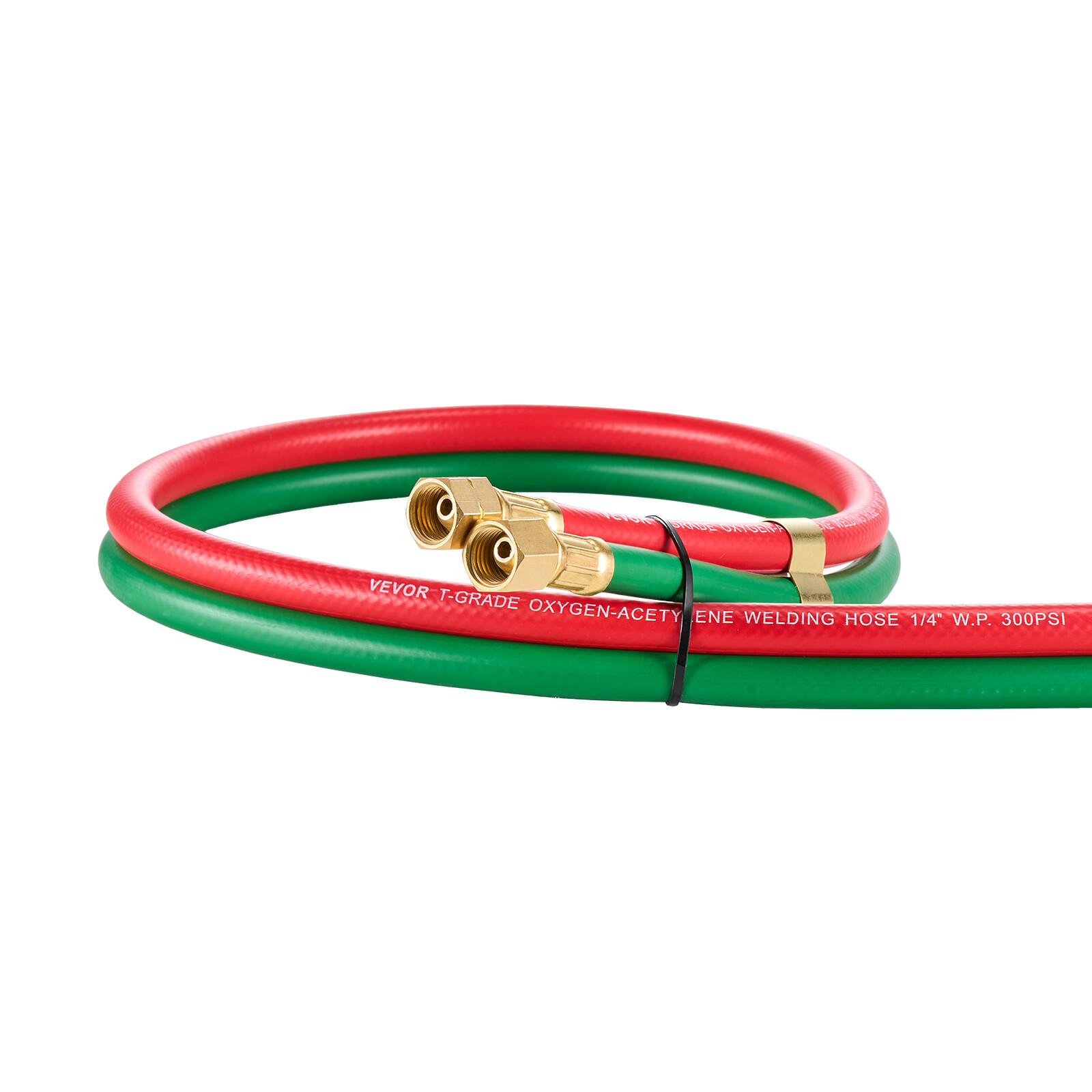 Oxygen Acetylene Hose 1/4-Inch x 15FT T Grade Hose 300PSI Max Working Pressure