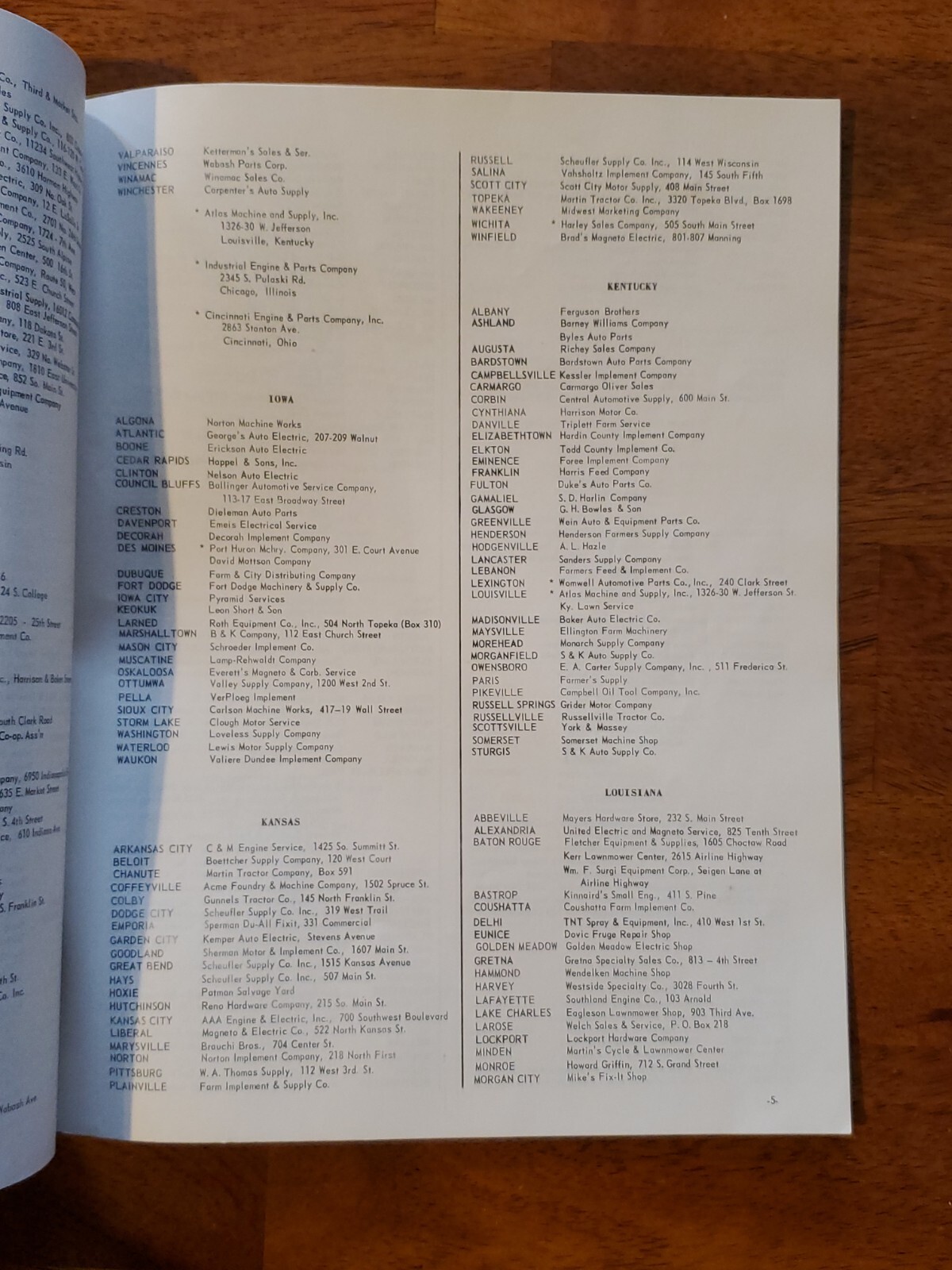 Wisconsin MODEL TR-10D Air Cooled Heavy Duty Engines Instruction Book/Parts List