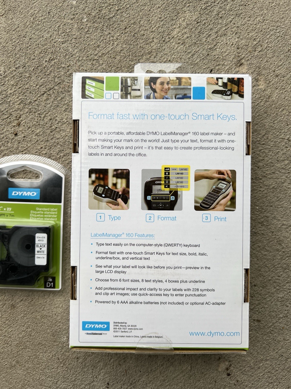 New Sealed DYMO LabelManager 160 & Extra Labels