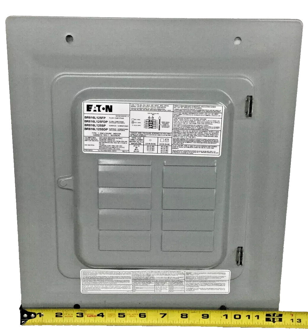 BRAND NEW EATON BR816L125SDP INDOOR MAIN LUG 125-A 16-CIRCUITS 8-SPACES