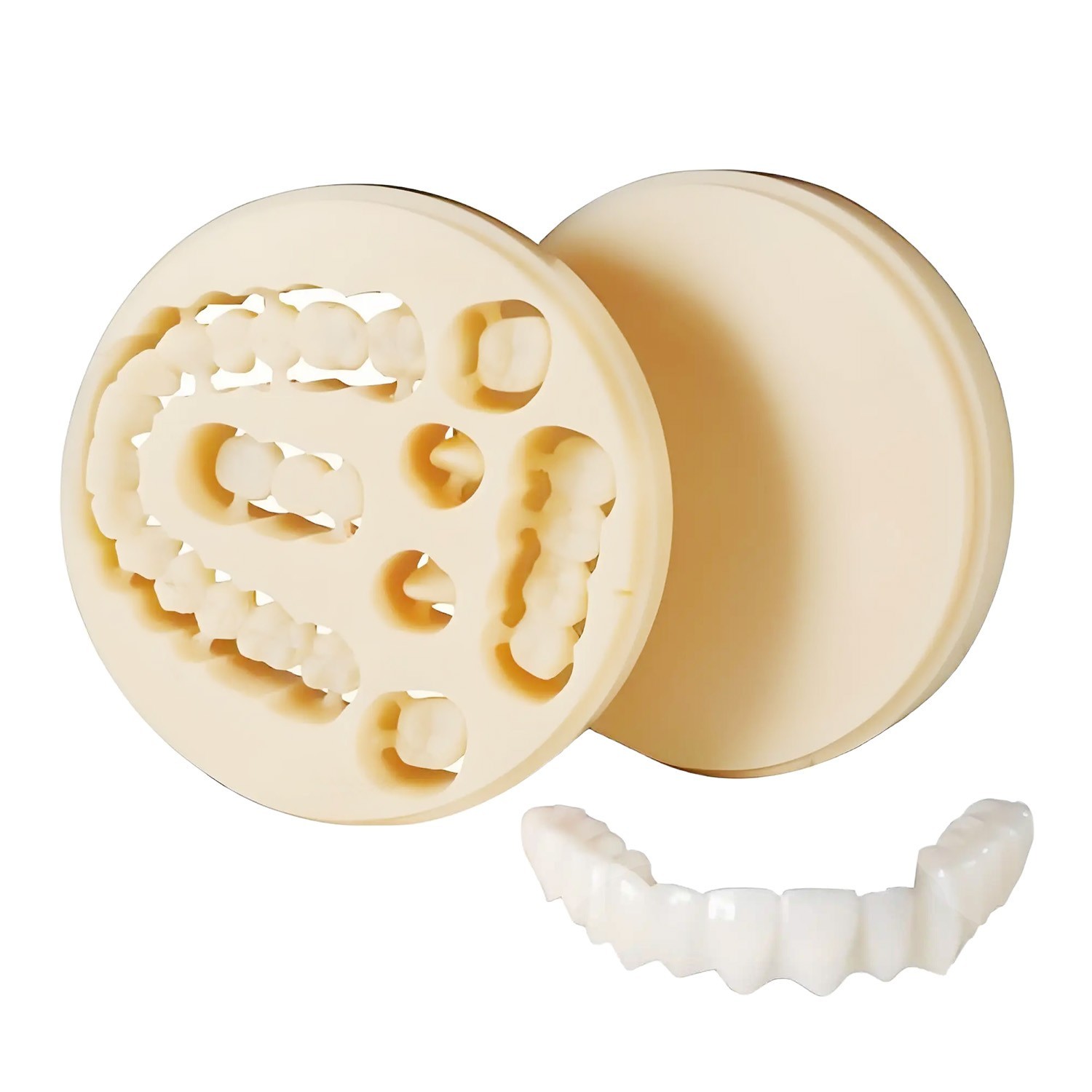 98mm Multilayer Dental PMMA Block Acrylic Resin Disc For Dental Lab Material 1pc