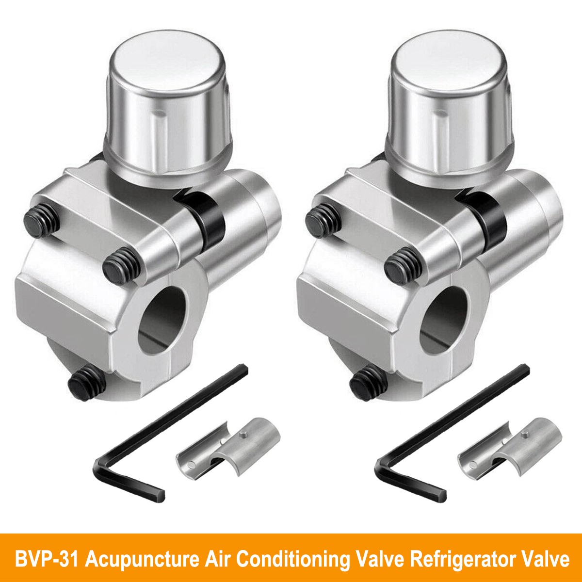 Pair BPV31 Bullet Piercing Valve A/C Refrigeration Lines 5/16 – 3/8 – 1/4 NEW