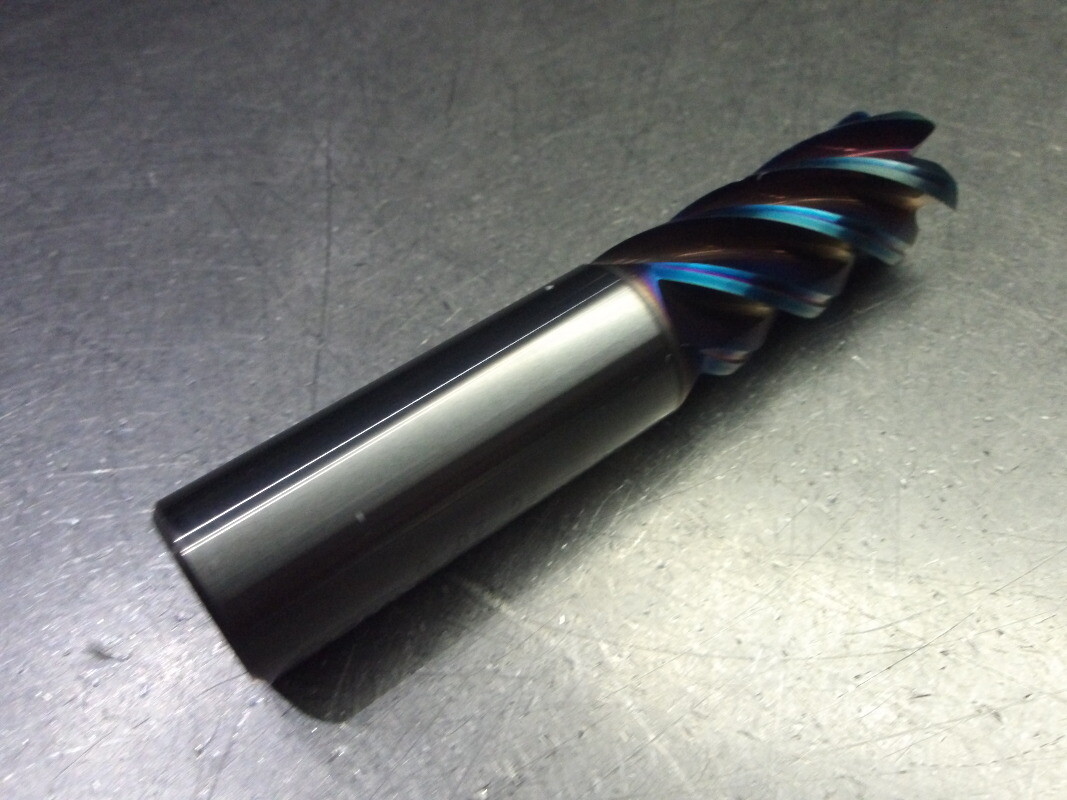 Nachi 20mm 5 Flute Carbide CR Endmill 2mm R 20.00×45.00×100.00xR2.00 (LOC1012A)