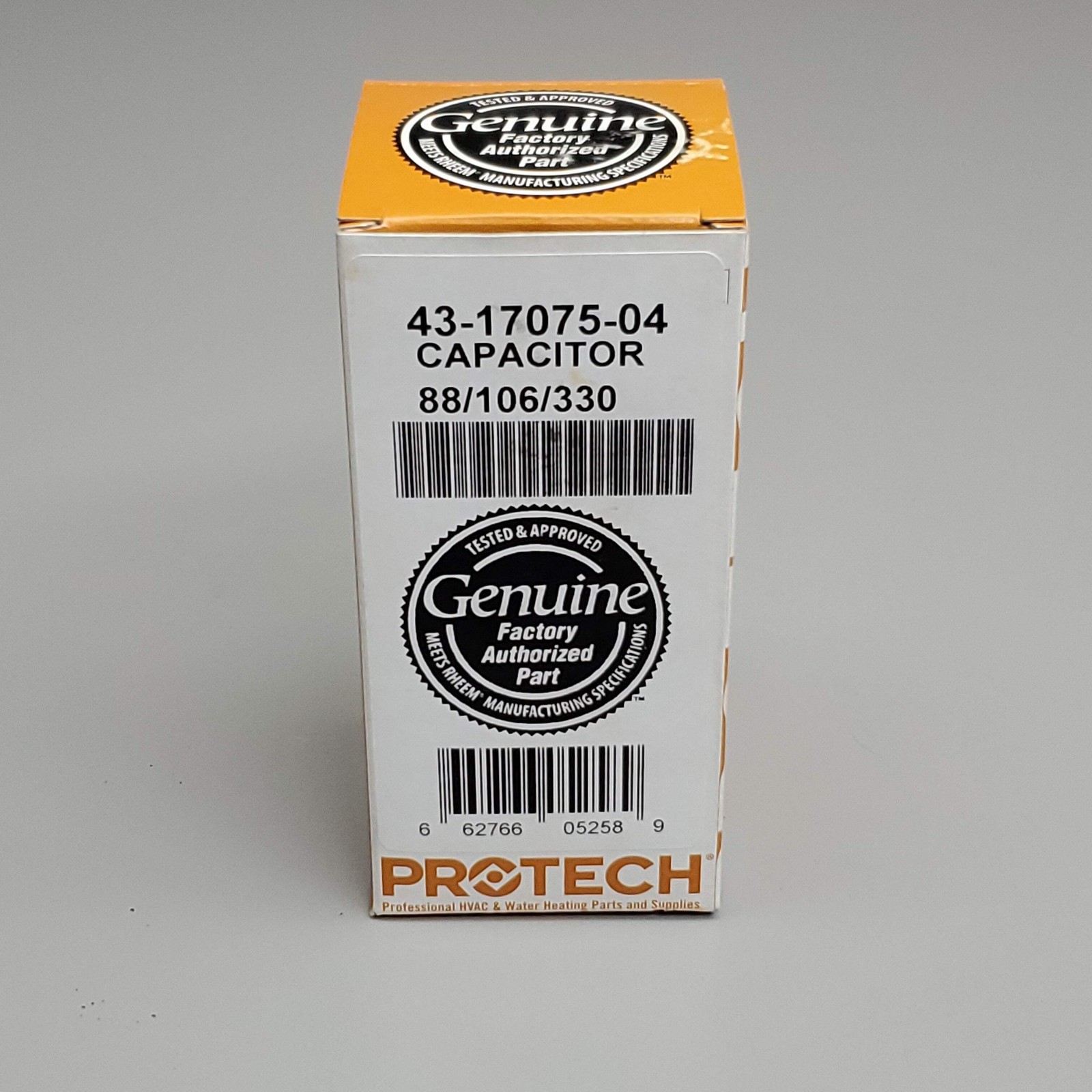 PROTECH Start Capacitor 88-160 UF 330V for RHEEM Ruud 43-17075-04 Genuine Factor