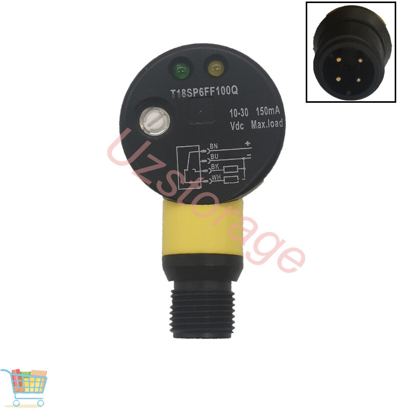 Photoelectric sensor Diffuse Switch For BANNER T18SP6FF100Q 150mA 10-30VDC