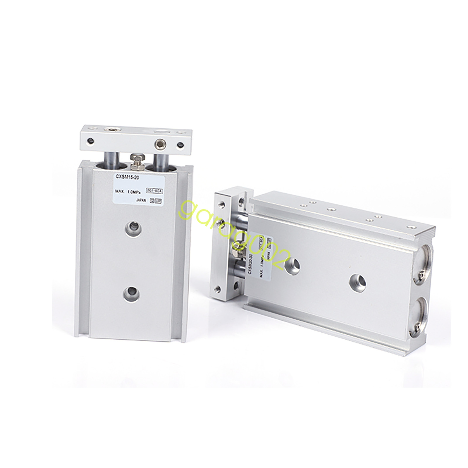 SMC CXSM32-20 Dual Action, 20 MM Stroke, Actuator, Cylinder, 32 MM BORE,