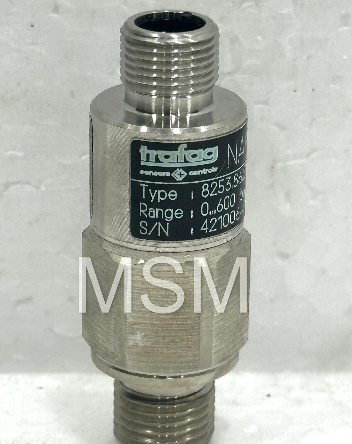 TRAFAG NAH600.0A / TYPE :8253.86.2317 RANGE 0…600 BAR-G