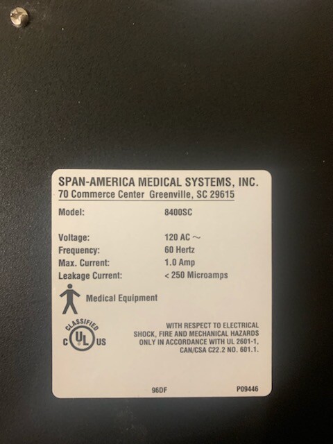 Span America PressureGuard PUMP 8400SC
