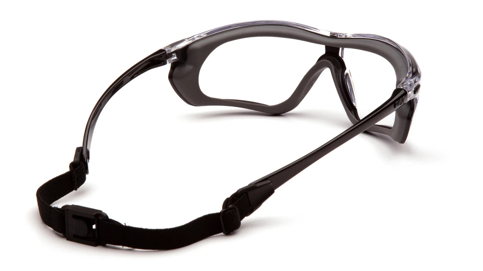 Pyramex Crossovr Safety Glass, Anti-Fog Lens w/ Rubber Gasket and Strap
