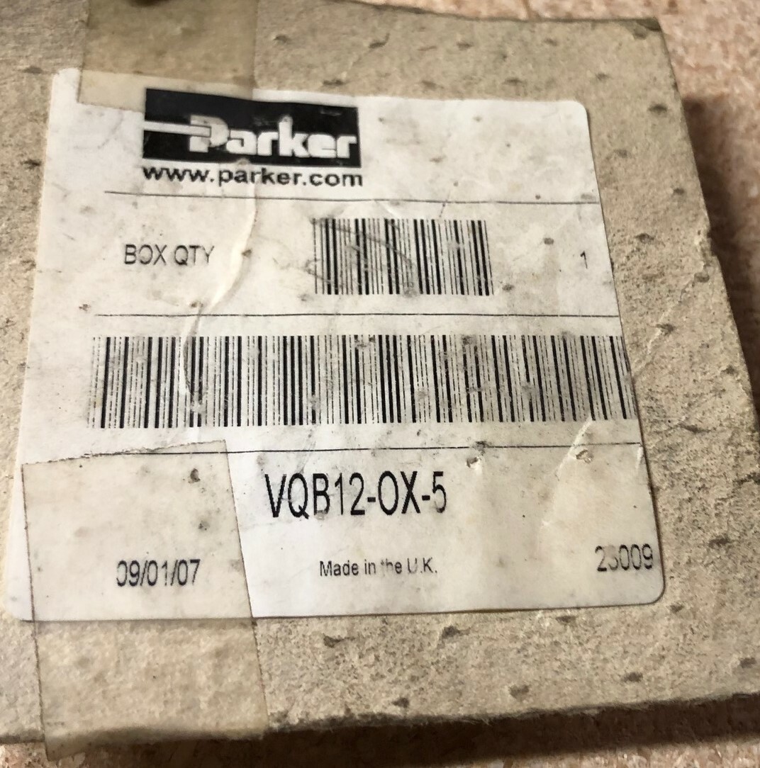 PARKER VQB12-0X-5 FLOW CONTROL VALVE NEW IN PACKAGE