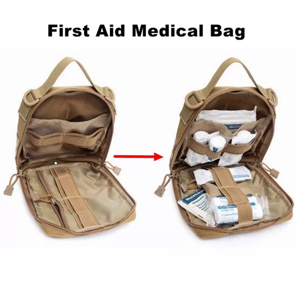 EMT Pouch Bag Tactical First Aid Medical Emergency Military Rip-away Kit Molle